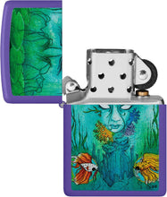 Load image into Gallery viewer, Zippo Sean Dietrich Brackish Design Purple Matte Pocket Lighter

