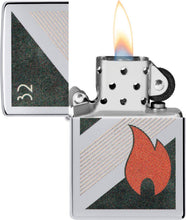 Load image into Gallery viewer, Zippo Lighter - Personalized Customize Message Engrave on Backside for Zippo Brand Design Logo Lighter (32 Flame 48623)
