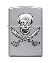 Load image into Gallery viewer, Zippo Lighter-Pirate Flag 3D Street Chrome Windproof Lighter #Z5390
