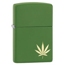 Load image into Gallery viewer, Zippo Lighter - Personalized Message Engraved on Backside Leaf Smoke Collection Windproof Lighter
