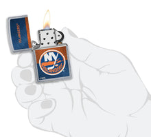 Load image into Gallery viewer, Zippo Lighter - Personalized Customize Message Engrave on Backside for New York Islanders NHL Team 48046

