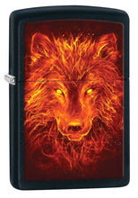Load image into Gallery viewer, Zippo Lighter- Personalized Message Wolf WolvesZippo Lighter Fire Wolf #Z5270
