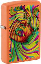 Load image into Gallery viewer, Zippo Sunglass Woman Design Orange Matte Pocklet Lighter
