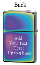 Load image into Gallery viewer, Zippo Lighter - Personalized Custom Message Engrave on Classic with Zippo Logo Windproof Lighter

