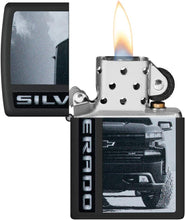 Load image into Gallery viewer, Zippo Chevy Silverado Truck Black Matte Pocket Lighter
