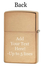 Load image into Gallery viewer, Zippo Lighter- Personalized Engrave for Jack Daniel's High Polish #254BJD
