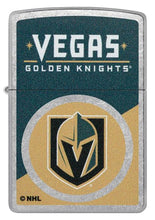 Load image into Gallery viewer, Zippo Lighter - Custom Engraved with Your Message for NHL Vegas Golden Knights 2024 Street Chrome Pocket Lighter 46210
