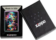 Load image into Gallery viewer, Zippo Lighter - Custom Message Engrave Colorful Mushrooms - Iridescent 48929
