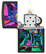 Load image into Gallery viewer, Zippo Lighter- Personalized Engrave Mushroom Trip Black Light 48386
