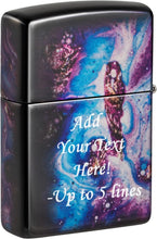 Load image into Gallery viewer, Zippo Lighter- Personalized Engrave Alien UFO Universe Astro Design 48547
