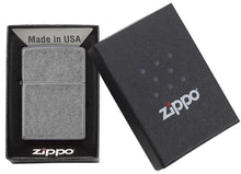 Load image into Gallery viewer, Zippo Lighter - Personalized Custom Message Engrave Chrome Windproof Lighter Antique Silver Plate 121FB
