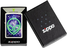 Load image into Gallery viewer, Zippo - Customized Message on Glowing Alien Glow in The Dark Pocket 46288
