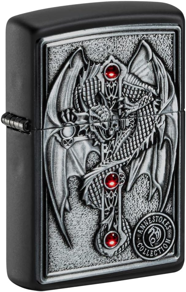 Zippo Anne Stokes Gothic Guardian Emblem Pocket Lighter
