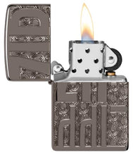Load image into Gallery viewer, Zippo Lighter - Custom Engraved with Your Message for Reverse Carve Zippo Lighter 46312
