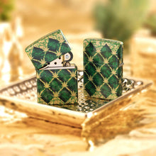 Load image into Gallery viewer, Zippo Lighter- Custom Message Engraved on Argyle Leaf Leaves - 540 Fusion 46265
