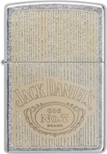 Load image into Gallery viewer, Zippo Jack Daniel's Logo Street Chrome Pocket Lighter
