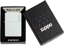 Load image into Gallery viewer, Zippo Lighter - Custom Message Engrave Glacier Color with Zippo Logo - 46020ZL
