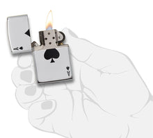 Load image into Gallery viewer, Zippo - Customized Message Back Ace of Spades Zippo Windproof (Lucky Ace) #24011

