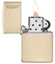 Load image into Gallery viewer, Zippo Lighter - Personalized Custom Message Engrave on Classic with Zippo Logo Windproof Lighter
