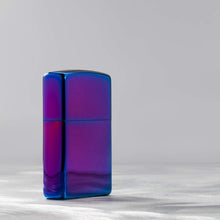 Load image into Gallery viewer, Zippo Lighter - Personalized Message Engraved on Backside Colored Windproof Lighter High Polish Indigo 29899

