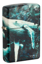 Load image into Gallery viewer, Zippo Lighter - Personalized Custom Message Engraved on Back for Spazuk Art Works Windproof Zippo Lighter (Spazuk Whale Design 48627)
