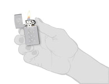 Load image into Gallery viewer, Zippo Lighter - Custom Engraved with Your Message for Slim® Honeycomb Design High Polish Chrome Pocket Lighter 46270
