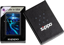 Load image into Gallery viewer, Zippo Black Light Loch Ness Design Pocket Lighter
