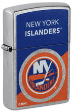 Load image into Gallery viewer, Zippo Lighter - Custom Engraved with Your Message for NHL New York Islanders 2024 Street Chrome Pocket Lighter 46199
