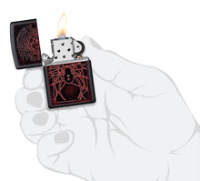 Load image into Gallery viewer, Zippo Lighter- Personalized Engrave Animal Design Black Widow Spider 49791
