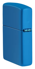 Load image into Gallery viewer, Zippo Lighter - Personalized Message Engraved on Backside Colored Windproof Lighter Sky Blue Matte 48628
