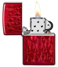 Load image into Gallery viewer, Zippo Lighter - Personalized Custom Message Engraved on Back for Iced Zippo Flame Design Windproof Zippo Lighter #29824
