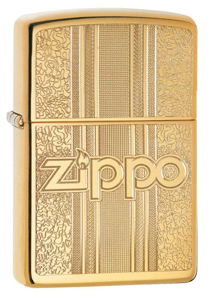 Zippo - Customized Message on Back for Zippo and Pattern Windproof Zippo #29677