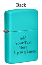 Load image into Gallery viewer, Zippo Lighter - Personalized Custom Message Engrave on Classic with Zippo Logo Windproof Lighter
