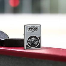 Load image into Gallery viewer, Zippo Lighter - Custom Engraved with Your Message for NHL LA Kings 2024 Street Chrome Pocket Lighter 46194
