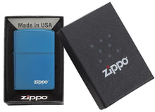 Load image into Gallery viewer, Zippo Lighter - Personalized Custom Message Engrave on Classic with Zippo Logo Windproof Lighter
