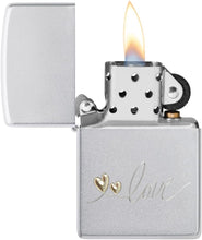 Load image into Gallery viewer, Zippo Lighter- Personalized Loving Embrace Valentine Love 48725
