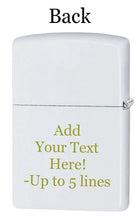 Load image into Gallery viewer, Zippo Lighter - Personalized Customize Message Engrave on Backside for Playboy Bunny (Clouds 48744)
