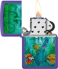 Load image into Gallery viewer, Zippo Sean Dietrich Brackish Design Purple Matte Pocket Lighter
