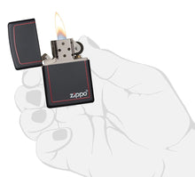 Load image into Gallery viewer, Zippo Lighter - Personalized Custom Message Engrave on Classic with Zippo Logo Windproof Lighter
