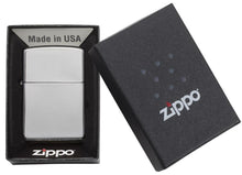 Load image into Gallery viewer, Zippo Lighter - Personalized Custom Message Engrave Chrome Windproof Lighter High Polish Chrome 250
