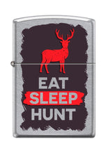 Load image into Gallery viewer, Zippo Lighter- Personalized Engrave for Eat Sleep Hunt Whitetail Deer #Z5186
