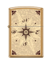 Load image into Gallery viewer, Zippo Lighter- Compass Windproof Lighter (Compass #Z6027)

