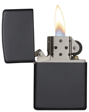 Load image into Gallery viewer, Zippo Lighter – Personalized Custom Message Engraved Windproof Classic Pocket Lighter Black Matte
