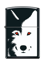 Load image into Gallery viewer, Zippo Lighter- Wolf Design Windproof Lighter (Wolf Red Eyes Z5145)
