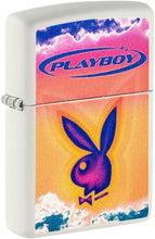 Load image into Gallery viewer, Zippo Lighter - Personalized Customize Message Engrave on Backside for Playboy Bunny (Clouds 48744)
