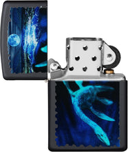 Load image into Gallery viewer, Zippo Black Light Loch Ness Design Pocket Lighter
