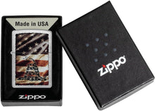 Load image into Gallery viewer, Zippo - Customized Message on Don&#39;t Tread on Me® Street Chrome Pocket 46417
