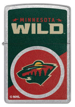 Load image into Gallery viewer, Zippo Lighter - Custom Engraved with Your Message for NHL Minnesota Wild 2024 Street Chrome Pocket Lighter 46195
