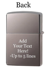 Load image into Gallery viewer, Zippo Lighter- Personalized Engrave Skull Candle Design Black Ice #Z5518

