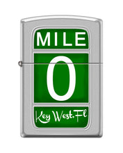 Load image into Gallery viewer, Zippo Lighter- Personalized Engrave Mile 0 Sign Key West Fl Florida #Z5408
